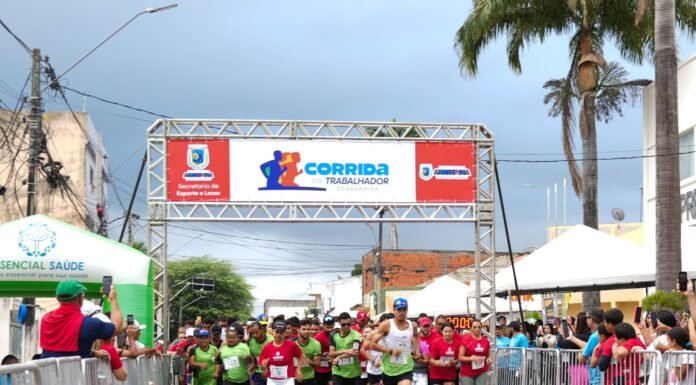 Prefeitura de Araripina celebra o Dia do Trabalhador com corrida que reúne 500 participantes de todas as idades