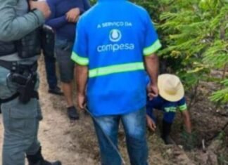 Compesa flagra desvios de 10,3 milhões de litros de água no interior do estado