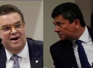 Wolney Queiroz ministro da previdência e Sérgio Moro batem boca no Senado.