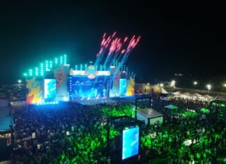 Multidão lota Parque Três Vaqueiros na terceira noite do São João de Araripina com grandes nomes do forró