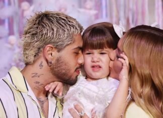 Virginia Fonseca e Zé Felipe posam juntos em aniversário da filha após anúncio de separação