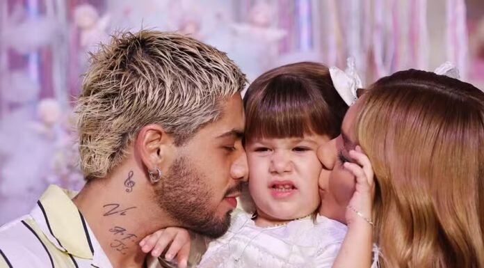 Virginia Fonseca e Zé Felipe posam juntos em aniversário da filha após anúncio de separação