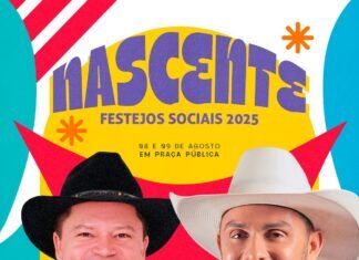 Prefeito Evilásio Mateus e deputada Roberta Arraes anunciam Mano Walter e Caninana como atrações principais dos festejos sociais de Nascente