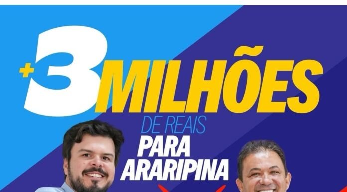 Fernando Filho, coloca uma emenda de R$ 3 Milhões, para a Saúde de Araripina.