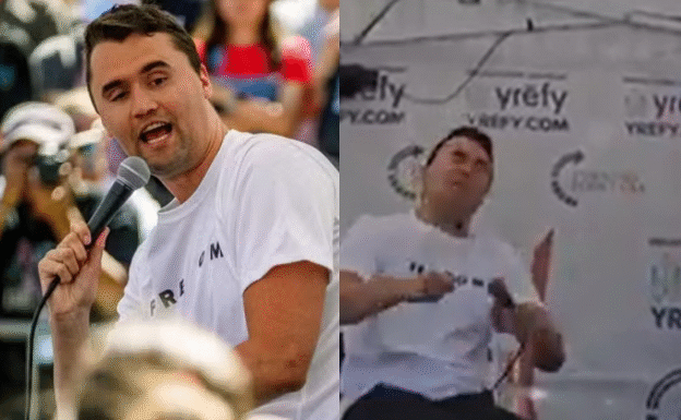 Imagens fortes: veja momento em que influencer trumpista é baleado