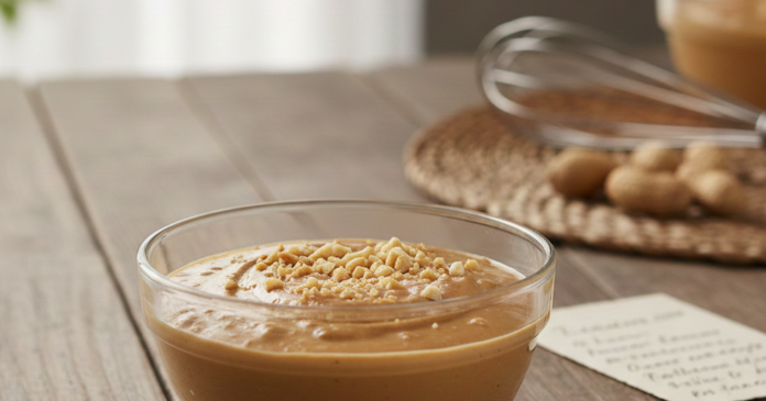 Mousse de amendoim com três ingredientes fica pronta em minutos