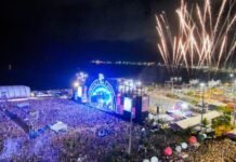 Réveillon 2026 em Fortaleza: segundo dia de festas atrai multidão para o Aterro da Praia de Iracema; veja imagens