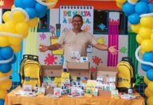 Entrega de Kits Escolares e Mochilas em Santa Maria da Boa Vista