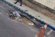 Cratera no Centro de Petrolina Gera Insegurança entre Moradores e Trabalhadores