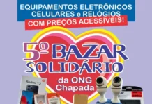 5ª Edição do Bazar Solidário da ONG Chapada em Araripina-PE