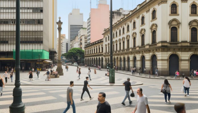 Venda de prédios no centro de SP antecede nova sede do governo Imagem gerada com IA