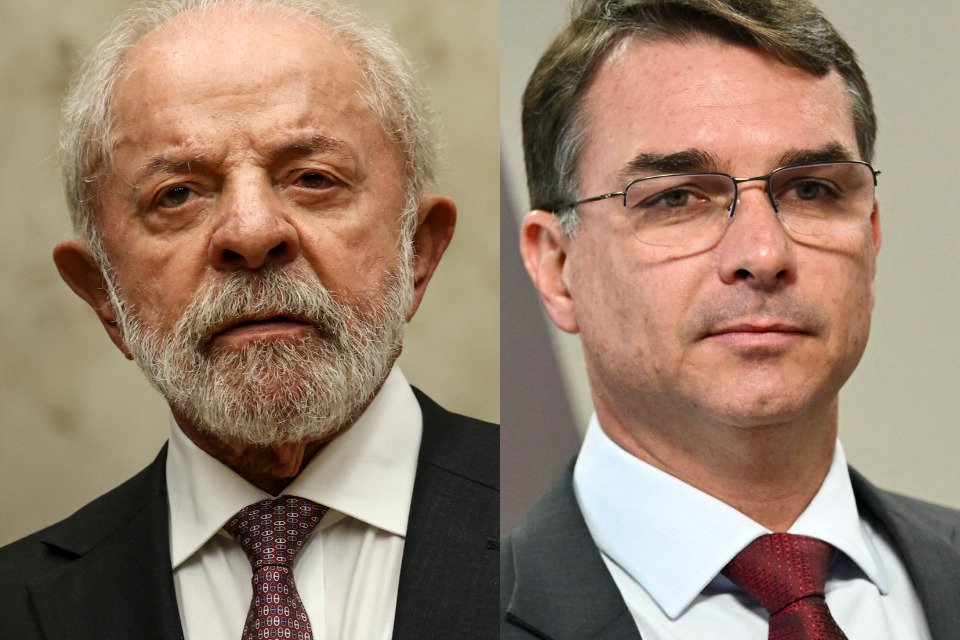 Pesquisa aponta empate técnico entre Lula e Flávio Bolsonaro no primeiro turno