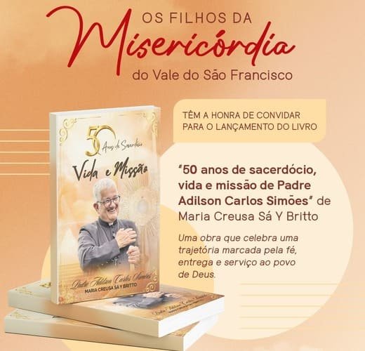 Livro destaca 50 anos de sacerdócio no Vale do São Francisco