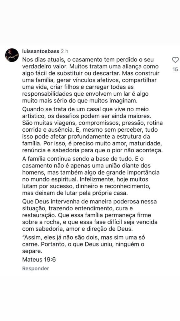 Paula Aires reflete sobre casamento após separação de Matheus Aleixo