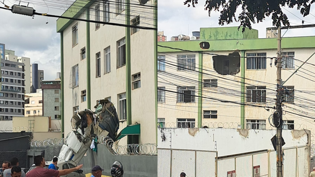 Avião cai em Belo Horizonte e deixa duas vítimas fatais