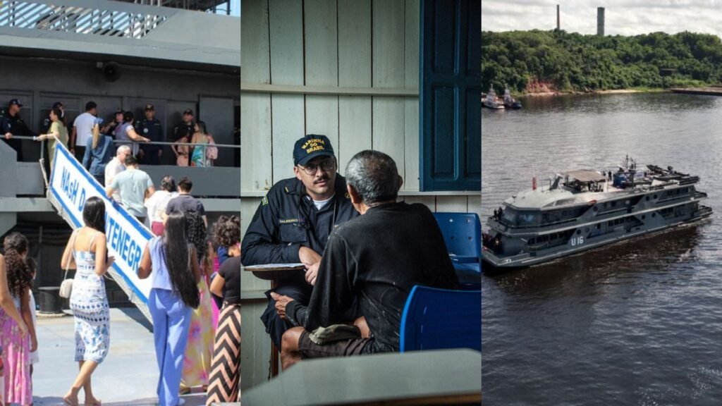 Marinha do Brasil leva assistência médica a comunidades remotas da Amazônia