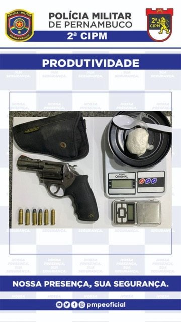 Polícia apreende arma e drogas em operação no Sertão de Pernambuco