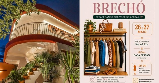 Casa Sertão promove evento de moda circular em Petrolina