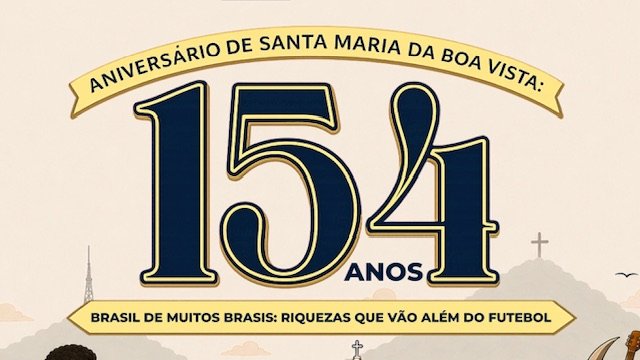 Santa Maria da Boa Vista celebra 154 anos com programação diversificada