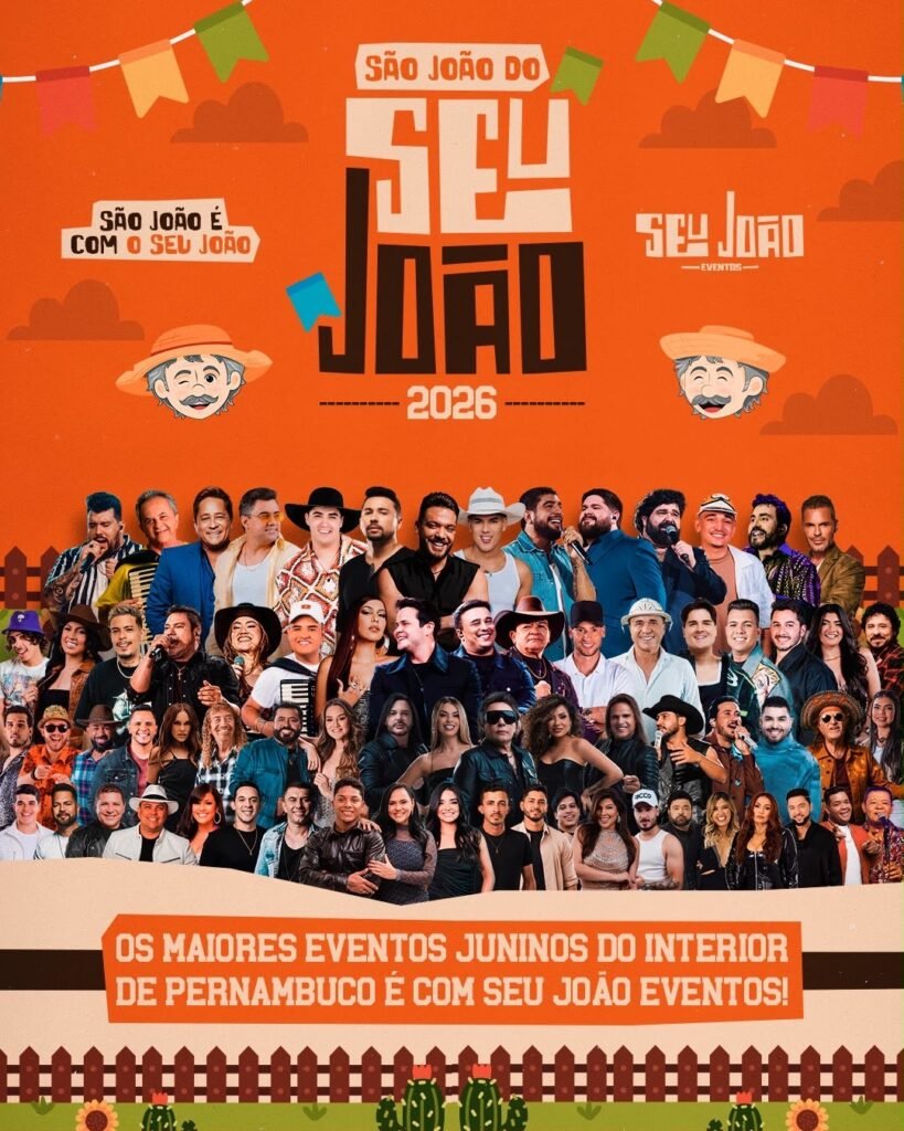 São João do Seu João 2026 promete ser a maior festa junina de Pernambuco