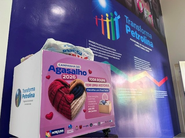 Campanha do Agasalho 2026 em Petrolina busca doações para o inverno