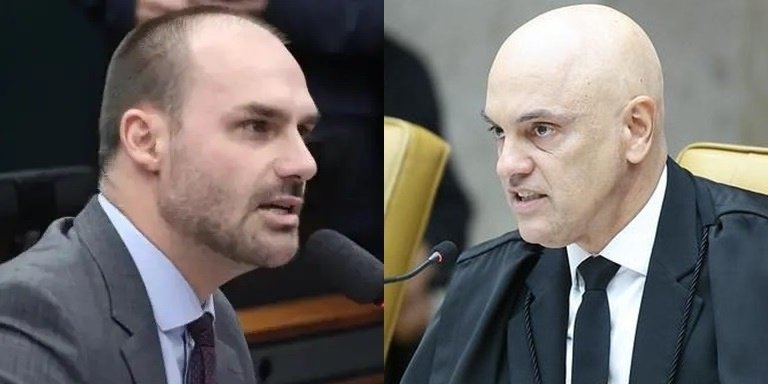Eduardo Bolsonaro solicita a Trump sanções contra Moraes antes de julgamento