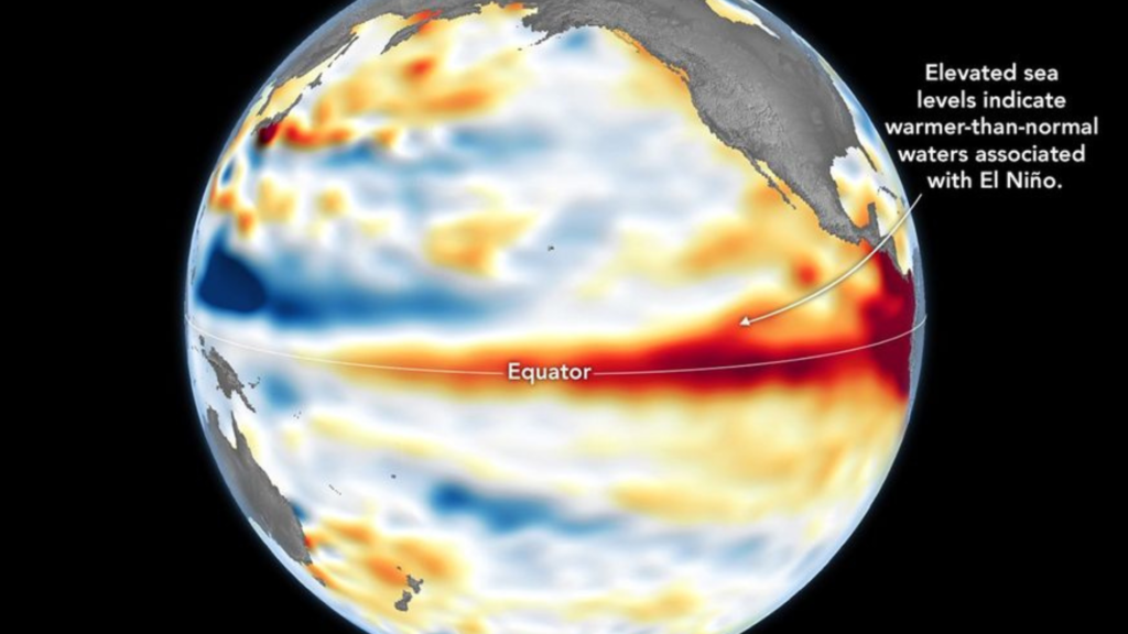 El Niño se intensifica: impactos climáticos e previsões