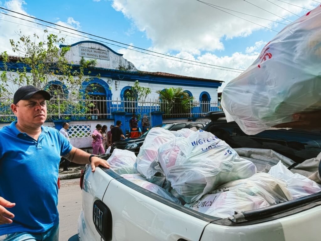 Goiana distribui kits de limpeza para famílias afetadas por enchente
