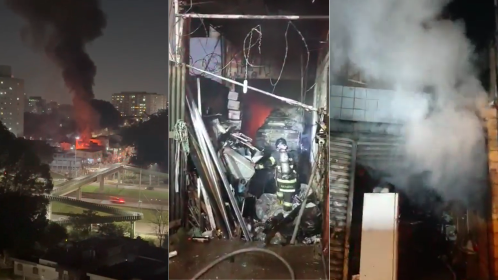 Incêndio em residência no Sacomã mobiliza bombeiros em SP