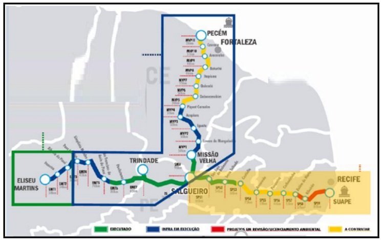 Desafios da Transnordestina em Pernambuco exigem ação política e técnica