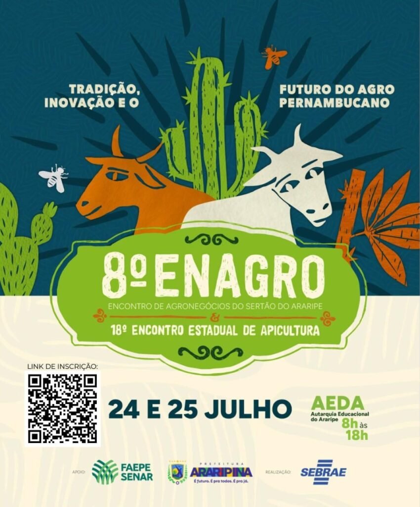 Prefeitura de Araripina e Sebrae realizam 8º ENAGRO e Fenara nos dias 24 e 25 de julho
