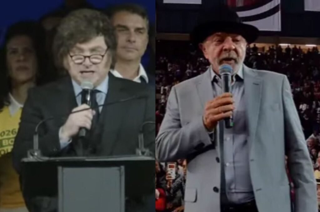 Lula e Milei fazem discursos simultâneos e causam polêmica