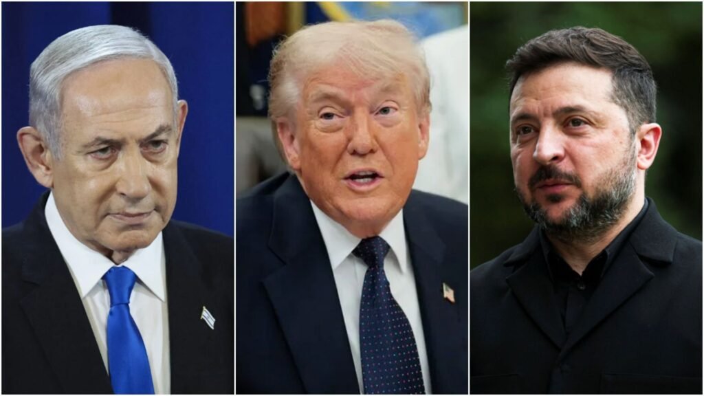 Trump recebe líderes de Ucrânia e Israel para discutir conflitos globais