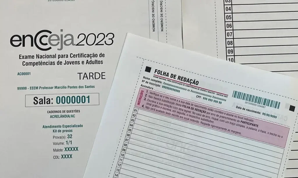 Cartilha de redação do Encceja 2026 já está disponível para consulta