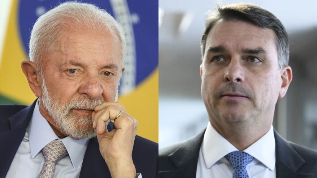 Flávio Bolsonaro cresce nas pesquisas e empata com Lula no segundo turno