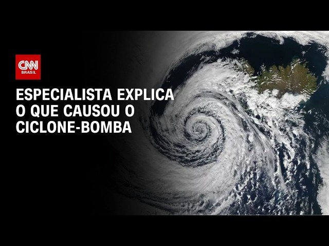 Frente fria traz queda de temperatura e temporais após ciclone-bomba