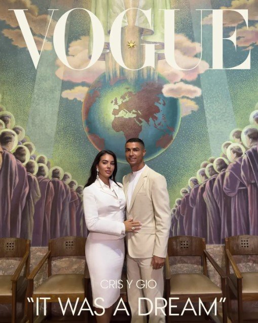 Georgina Rodríguez usa joias milionárias em casamento com Cristiano Ronaldo