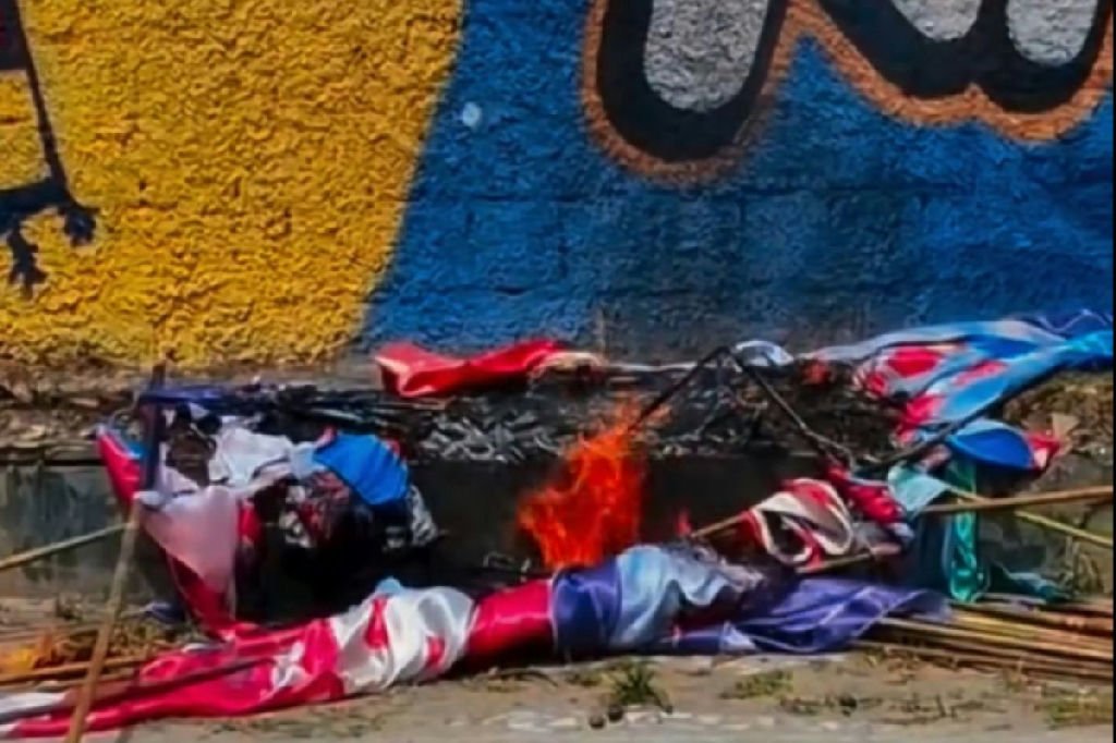 Incêndio em bandeiras de campanha de Raquel Lyra mobiliza Polícia Federal