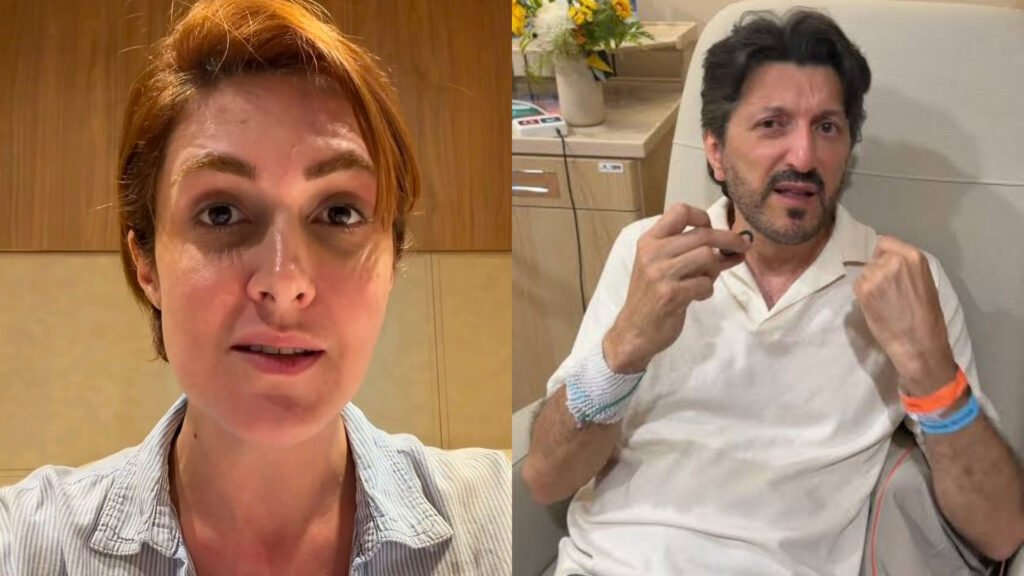 Mila Seidl pede apoio para tratamento de doença rara do marido Lito Sousa