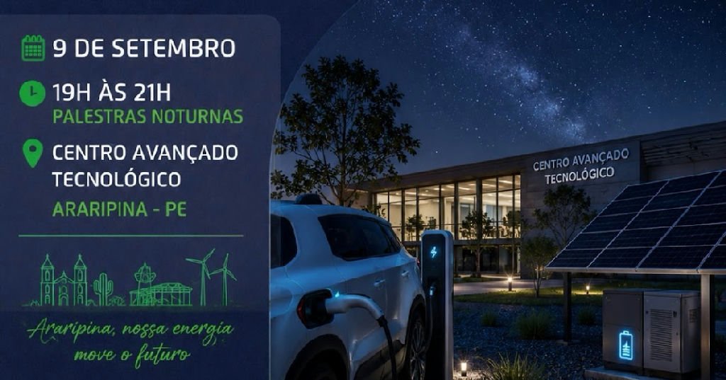 Araripina sedia evento sobre energia solar e mobilidade elétrica