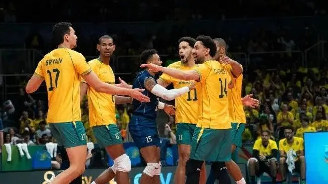 Brasil vence Chile na estreia do Sul-americano de Vôlei Masculino