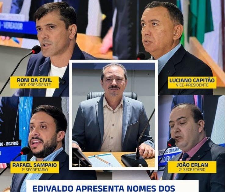 Câmara de Araripina divulga candidatos para Mesa Diretora 2027/2028
