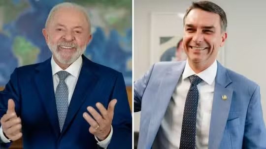 Flávio Bolsonaro lidera numericamente sobre Lula em pesquisa de segundo turno
