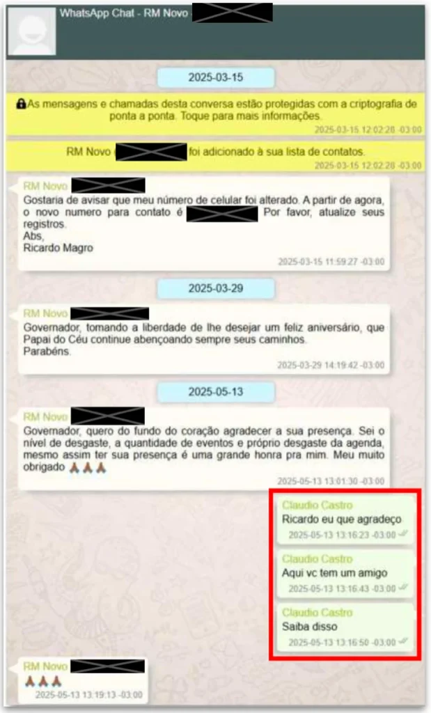 Investigação revela proximidade entre Cláudio Castro e empresário da Refit