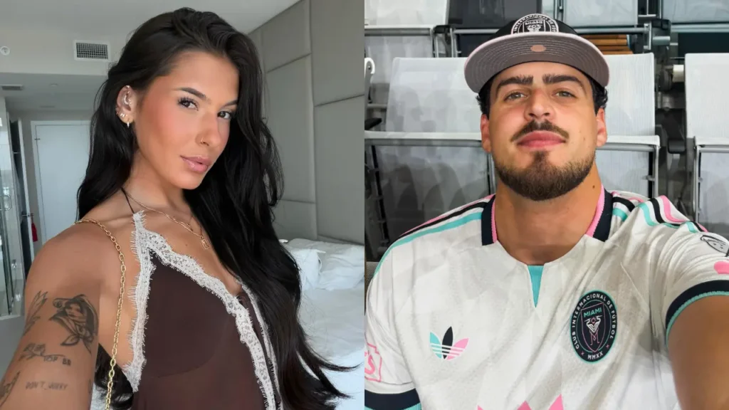 Ana Castela e Jon Vlogs são flagrados em clima de romance na Disney