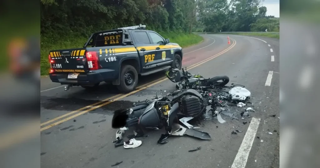Colisão entre motocicletas resulta em duas mortes no Sul do Brasil