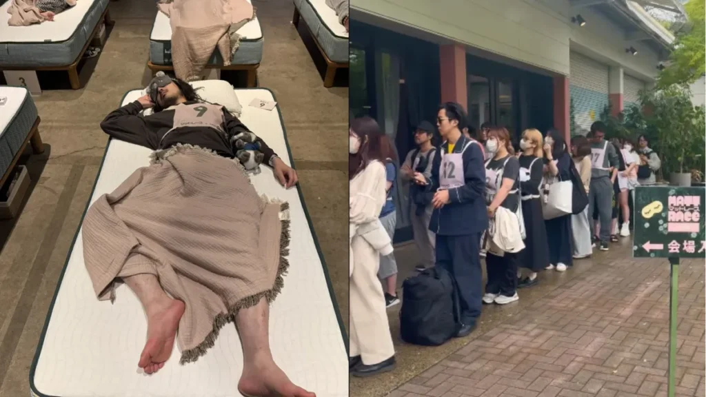 Competição no Japão premia quem dorme mais rápido e profundamente