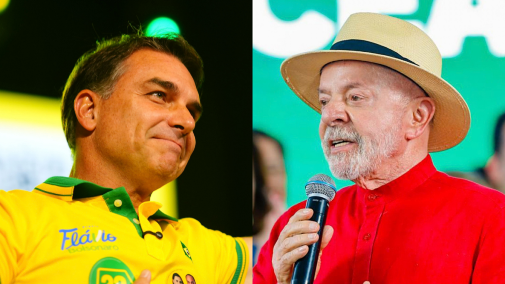 Distribuição de votos nas eleições de 2026: Flávio e Lula disputam segundo turno