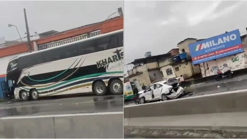 Infarto de motorista provoca engavetamento com 22 veículos na Dutra