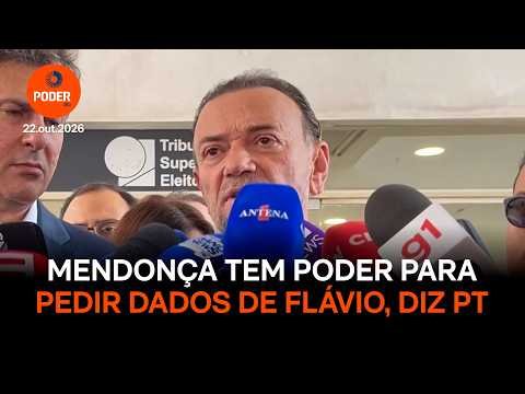 Ministro André Mendonça pode requisitar dados de Flávio Bolsonaro, afirma PT
